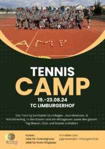 Flyer - Tenniscamp 2024